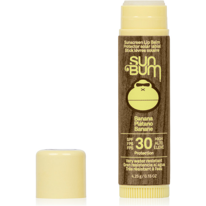 2024 Sun Bum Original 30 SPF Sunscreen CocoBalm Lip Balm 4.25g SB338796 - Banana